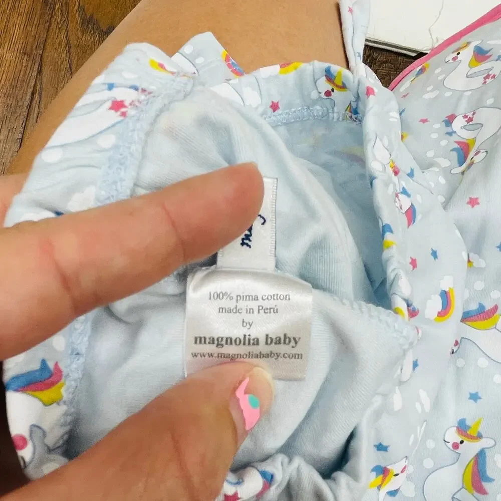 NWT Magnolia Baby Size 2 Unicorn Floatie PJs